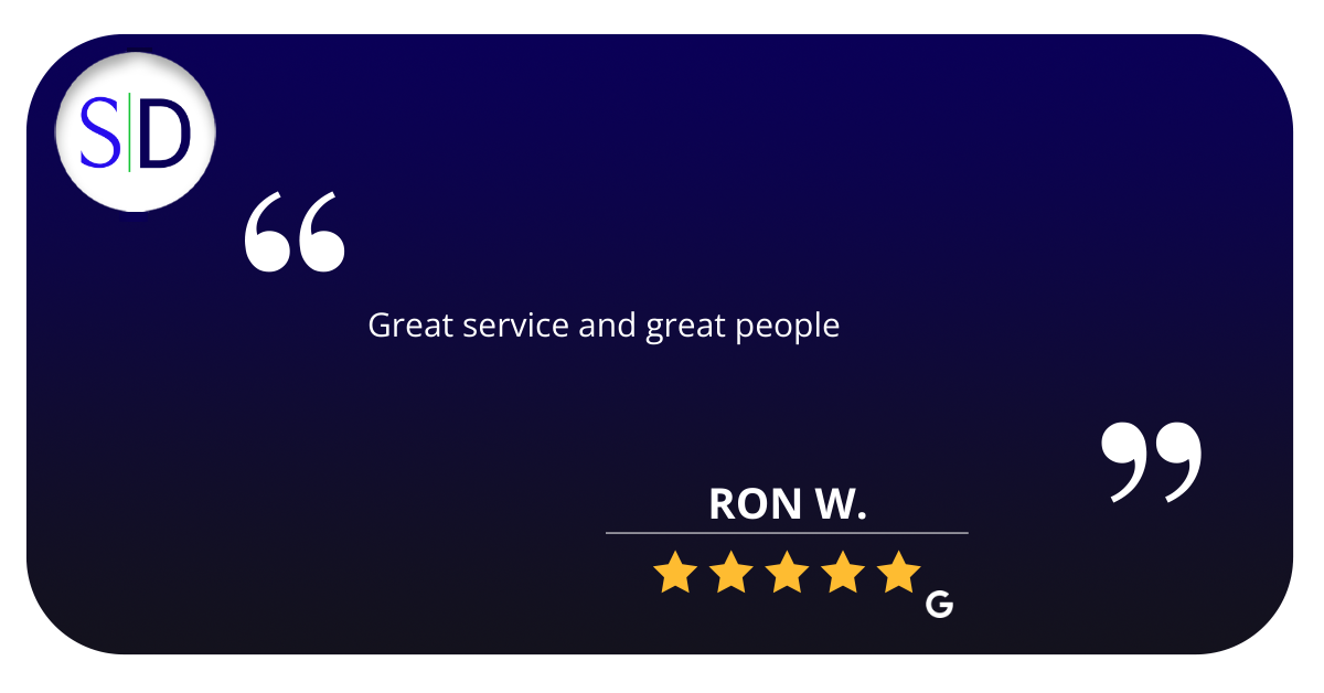 Five-Star Review from Ron W.
